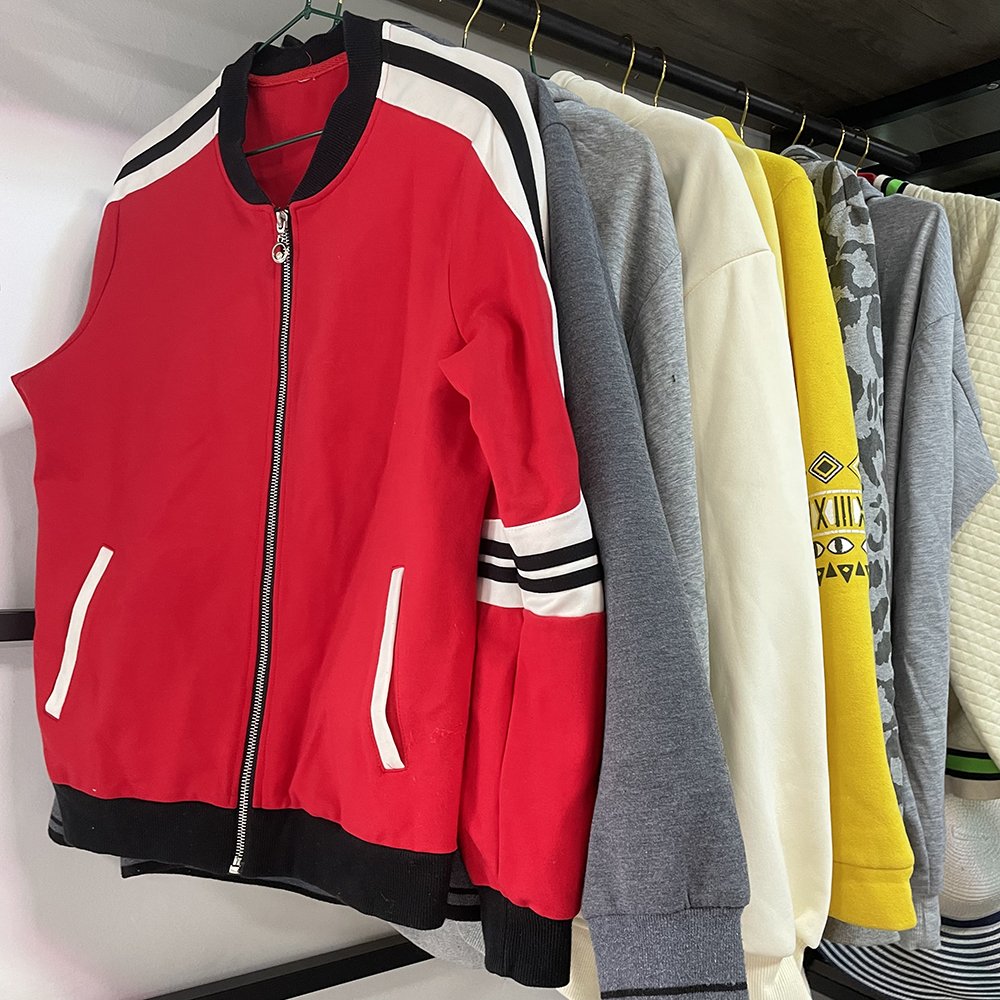 A Grade Used Clothes In Bales UK Used Clothing Zipper Jacket Second Hand Clothing Bales