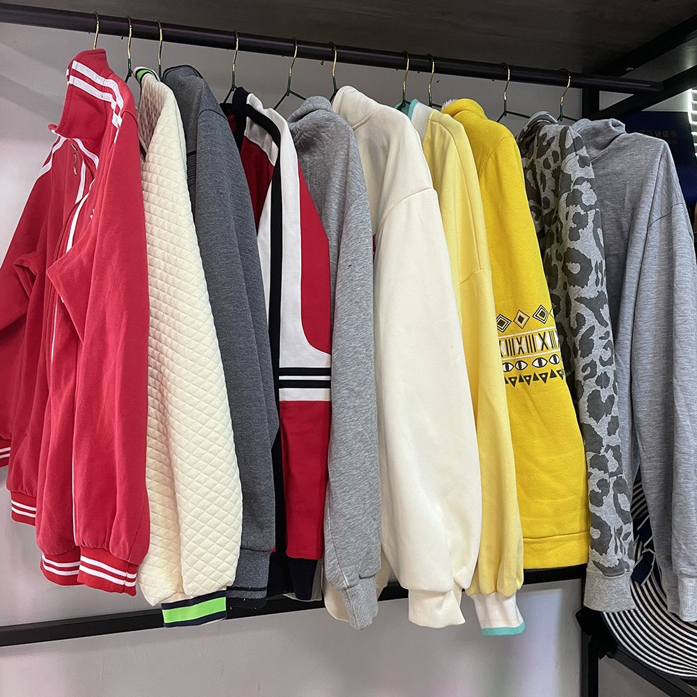 A Grade Used Clothes In Bales UK Used Clothing Zipper Jacket Second Hand Clothing Bales