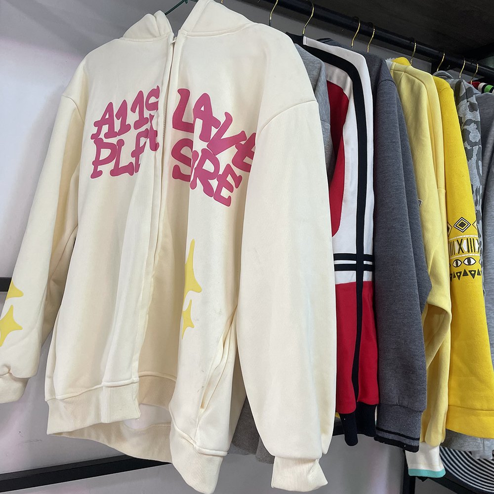 A Grade Used Clothes In Bales UK Used Clothing Zipper Jacket Second Hand Clothing Bales