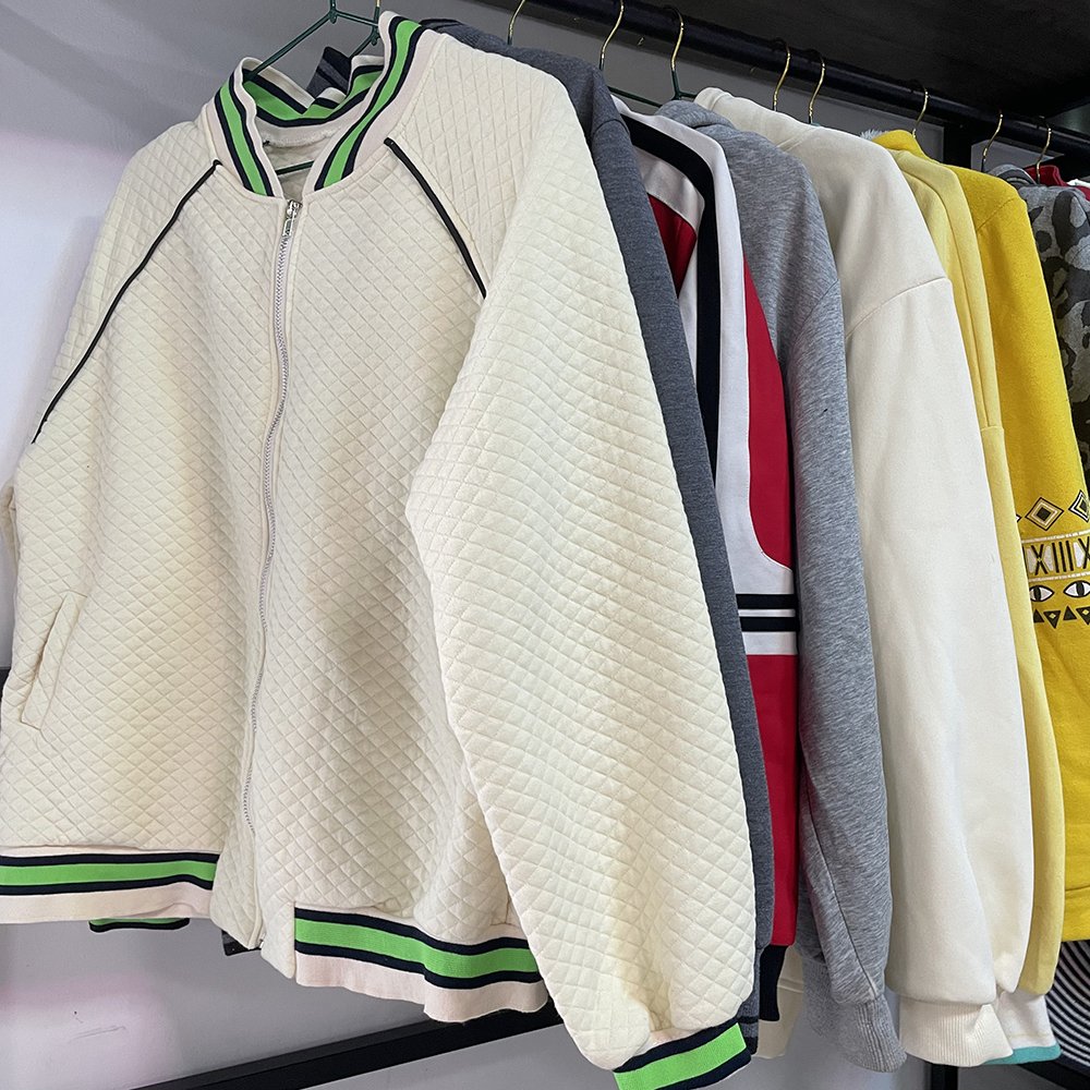 A Grade Used Clothes In Bales UK Used Clothing Zipper Jacket Second Hand Clothing Bales