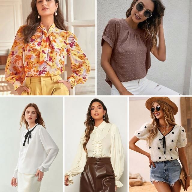 Fashion Women's Shirts Used Clothes Hot Selling Women's Second Hand Clothes Cotton Shirts Inventory