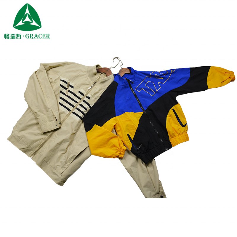 Sell used clothes bales wholesale used jacket second hand clothes male