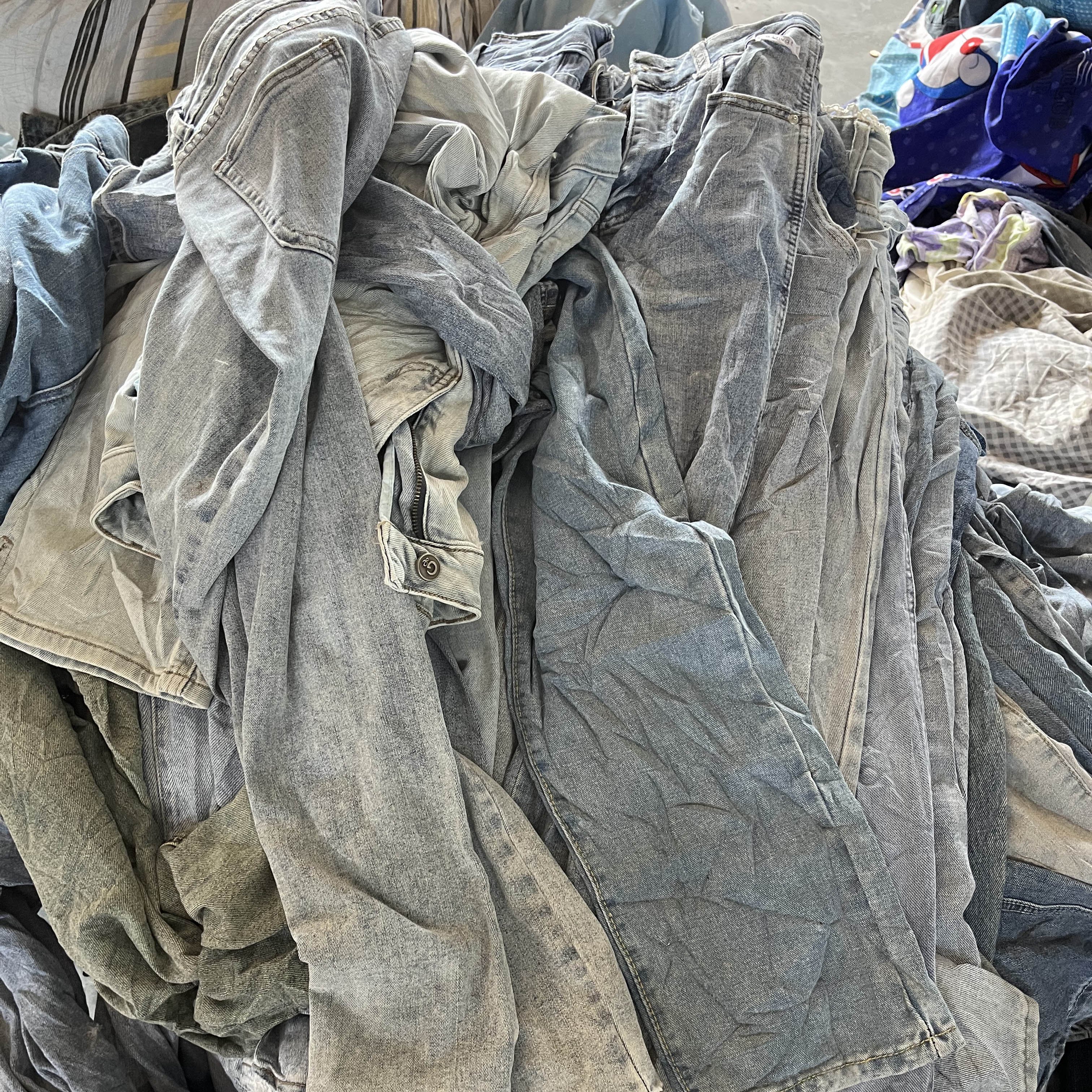 wholesale clothing Second Hand Men Jeans Plus Size Denim Pants used Clothes Bales Uk ukay ukay bales cargo friperie