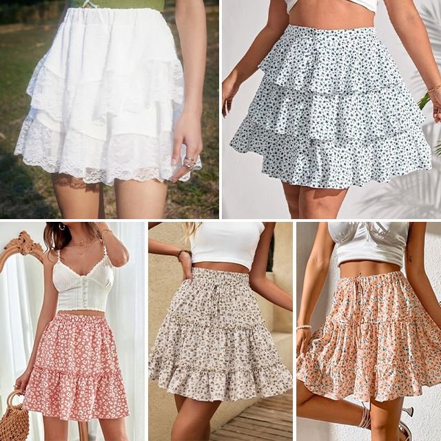 Low-priced women's wear Summer Skirts New Dress Brand Discount Women's Clothing Clearance Wholesale Used Dress