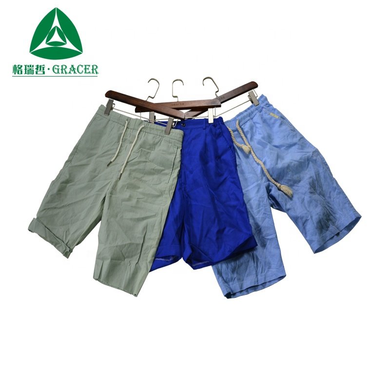 cheap bale men original short pants warehouse second hand clothes china