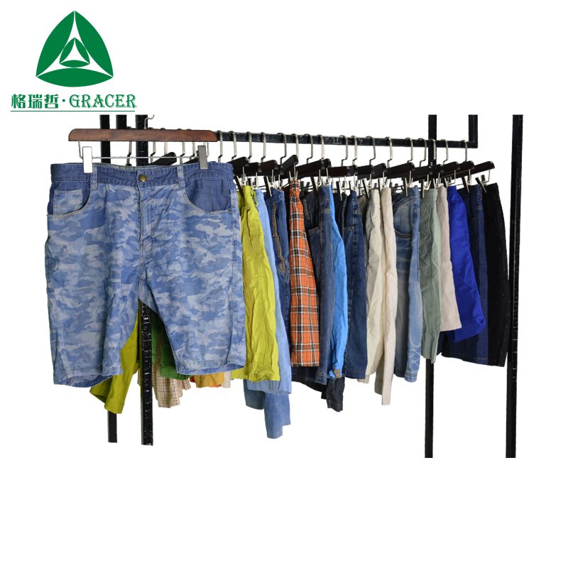 cheap bale men original short pants warehouse second hand clothes china