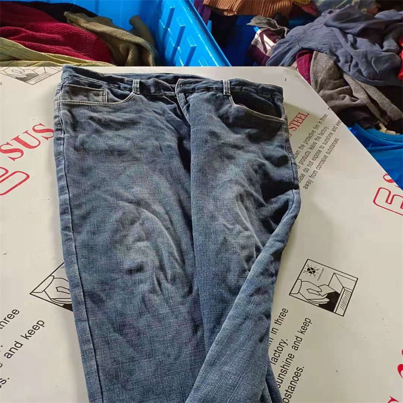 used destroyed denim Jeans ripped skinny jeans men second hand clothes surplus stock lots clearance