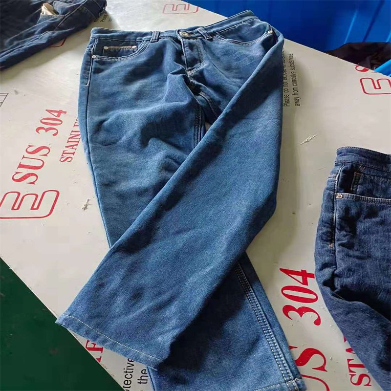 used destroyed denim Jeans ripped skinny jeans men second hand clothes surplus stock lots clearance