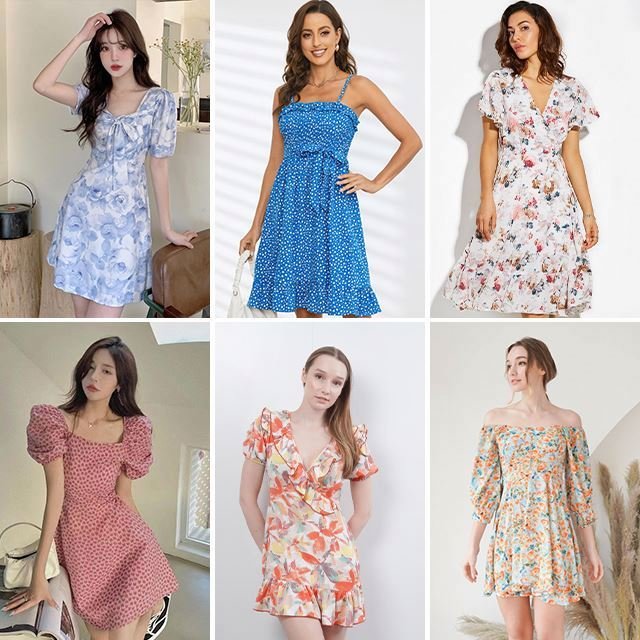 Fashion Clearance Clothes Wholesale Casual Dresses T-shirts Mixed Packaging Random Delivery Stock Women's Clothing Stock