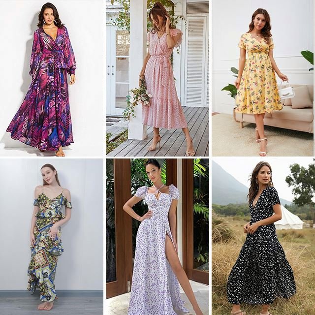 Fashion Clearance Clothes Wholesale Casual Dresses T-shirts Mixed Packaging Random Delivery Stock Women's Clothing Stock