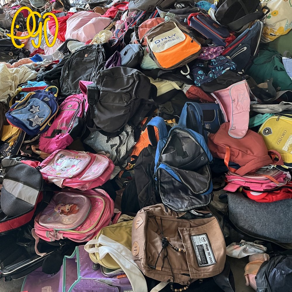 Bags Bale Second Hand Used Branded Daily Use And Outdoor Laptop Leather Backpack Second Hand School Bags