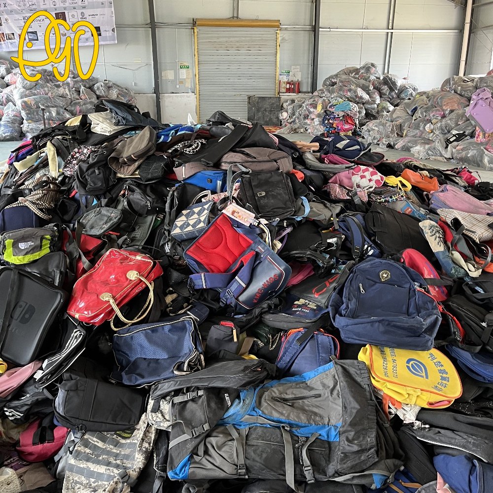 Bags Bale Second Hand Used Branded Daily Use And Outdoor Laptop Leather Backpack Second Hand School Bags