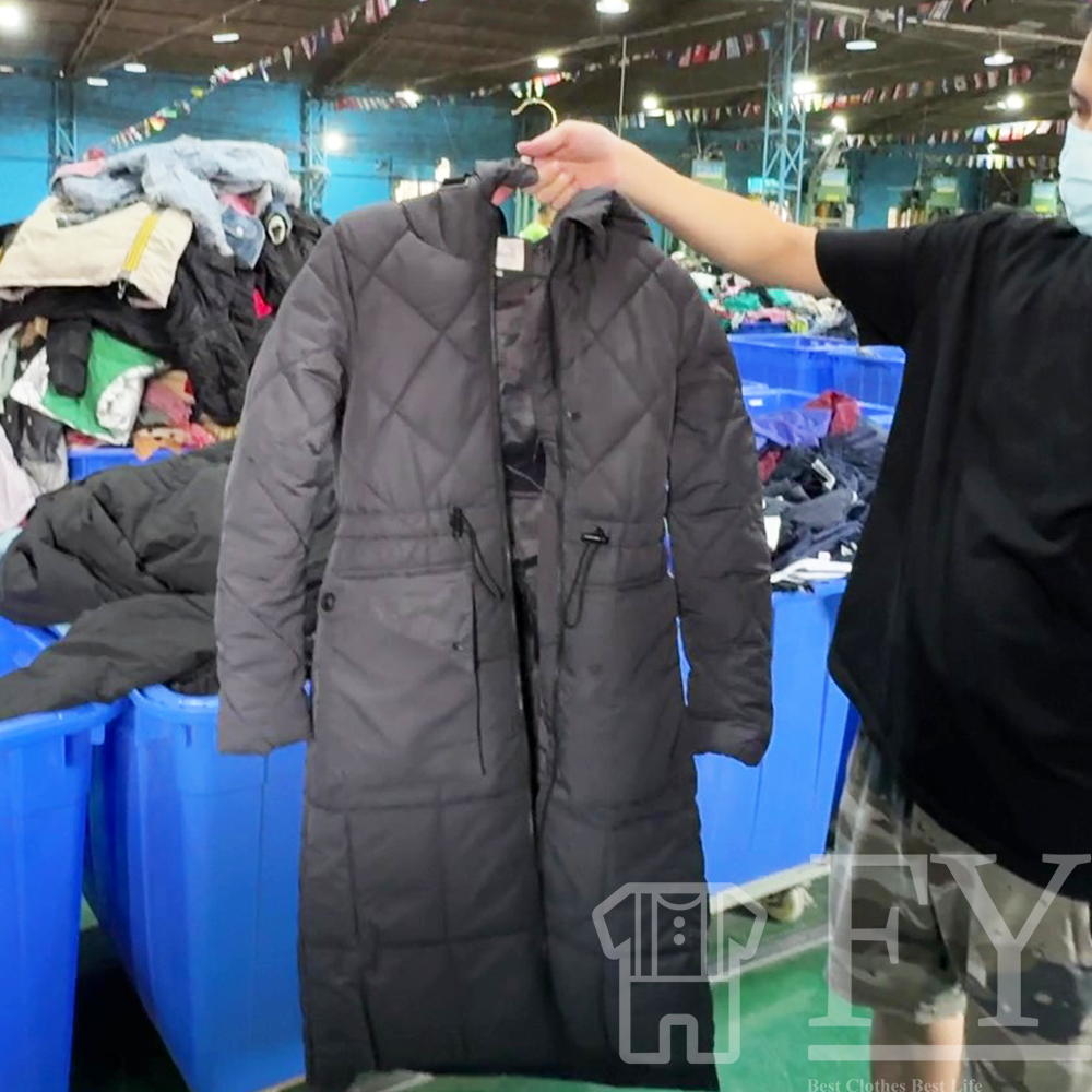 FengYang Ukay Denim Jacket with fleece Used Clothes Bales for Men Women Used Jeans for Adult Grade A Factory Outlet