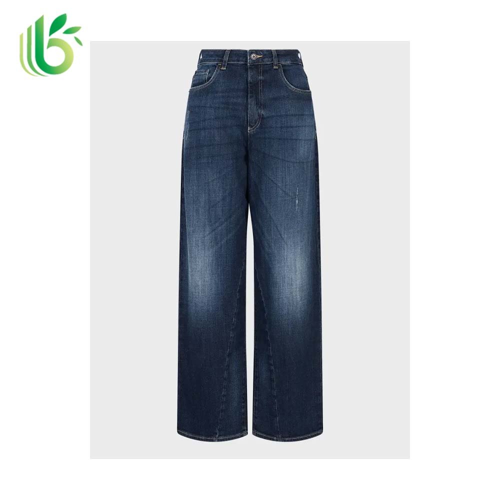 Rely Plan Wholesale Summer Ladies Denim Loose Pants A Grade Material Sale Used Clothes