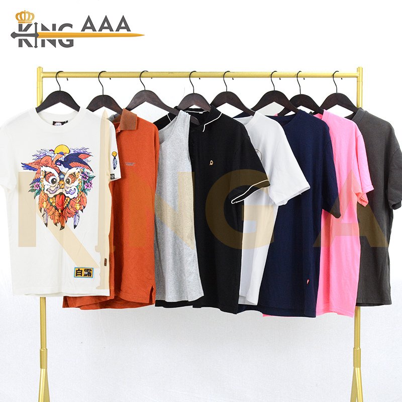 men shorts summer clothes High quality T-shirt second hand clothing in bales korea clothes