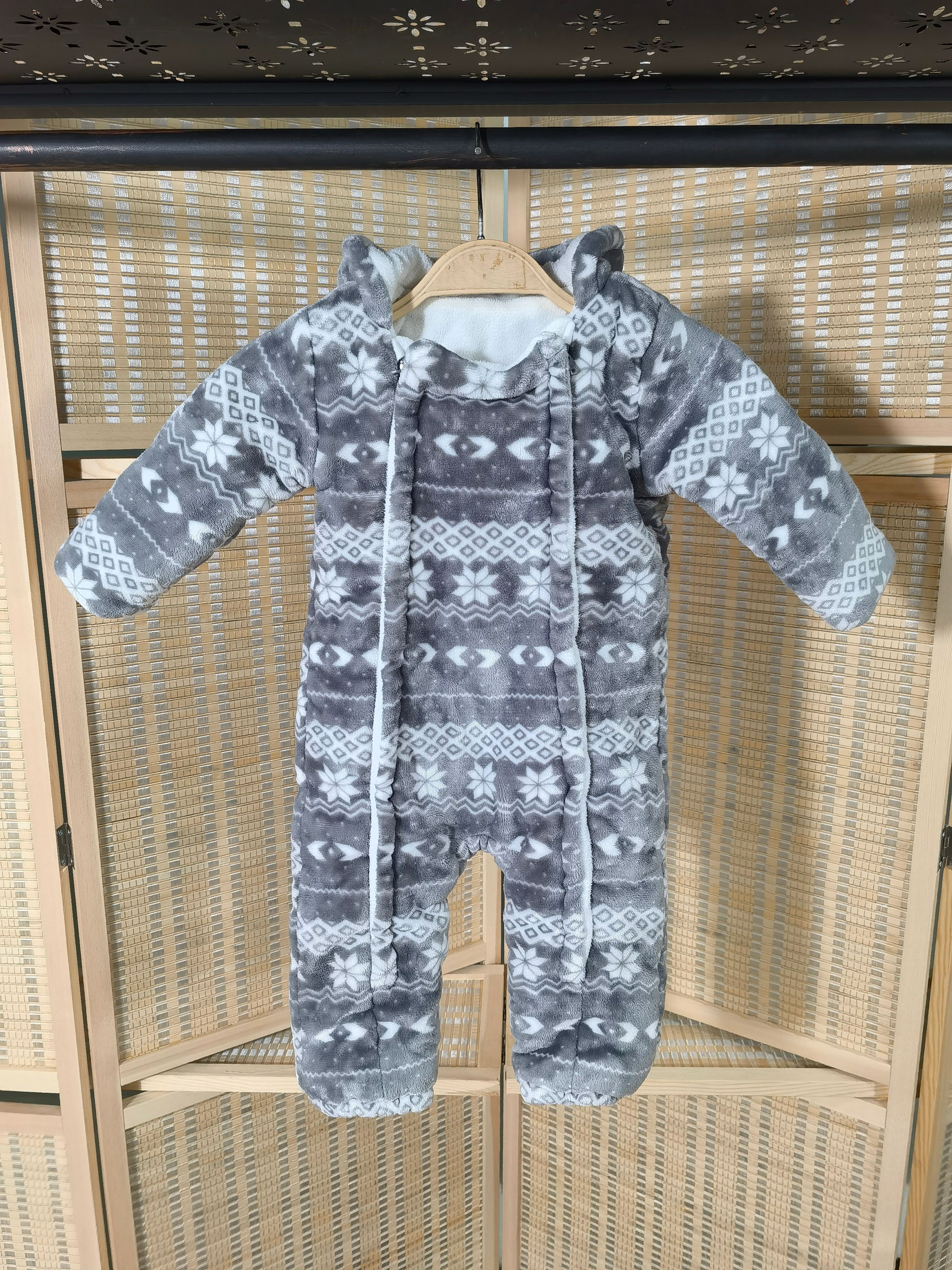 Wholesale High Quality Casual Cartoon Printed Winter Second Hand Children's Jumpsuit Used Clothes