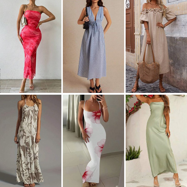 Manufacturer wholesales summer women's clothing elegant and casual mix and match dresses fashionable clothing randomly shipped