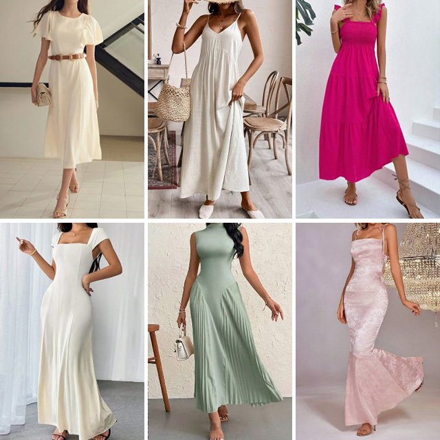 Manufacturer wholesales summer women's clothing elegant and casual mix and match dresses fashionable clothing randomly shipped