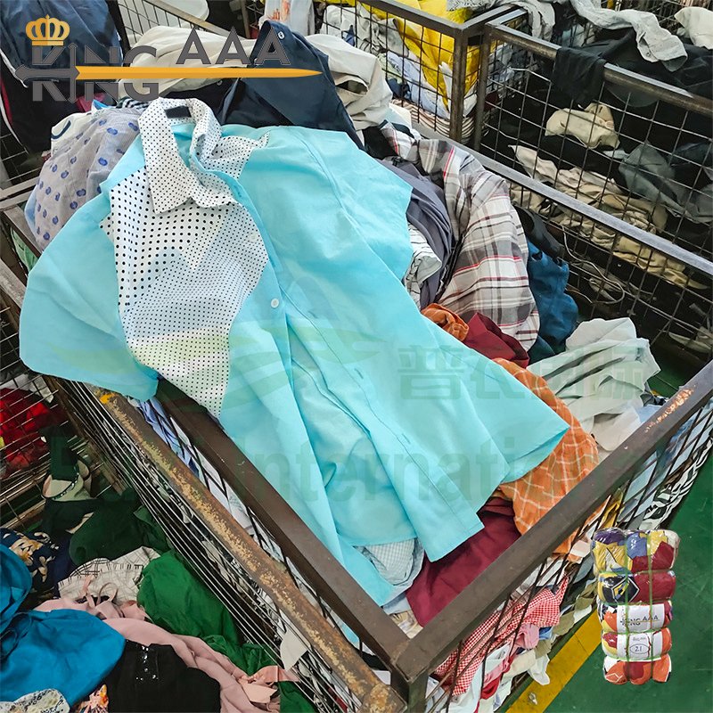 Sea shipping service bale clothes Used Clothing Men t-shirt Summer second hand clothing