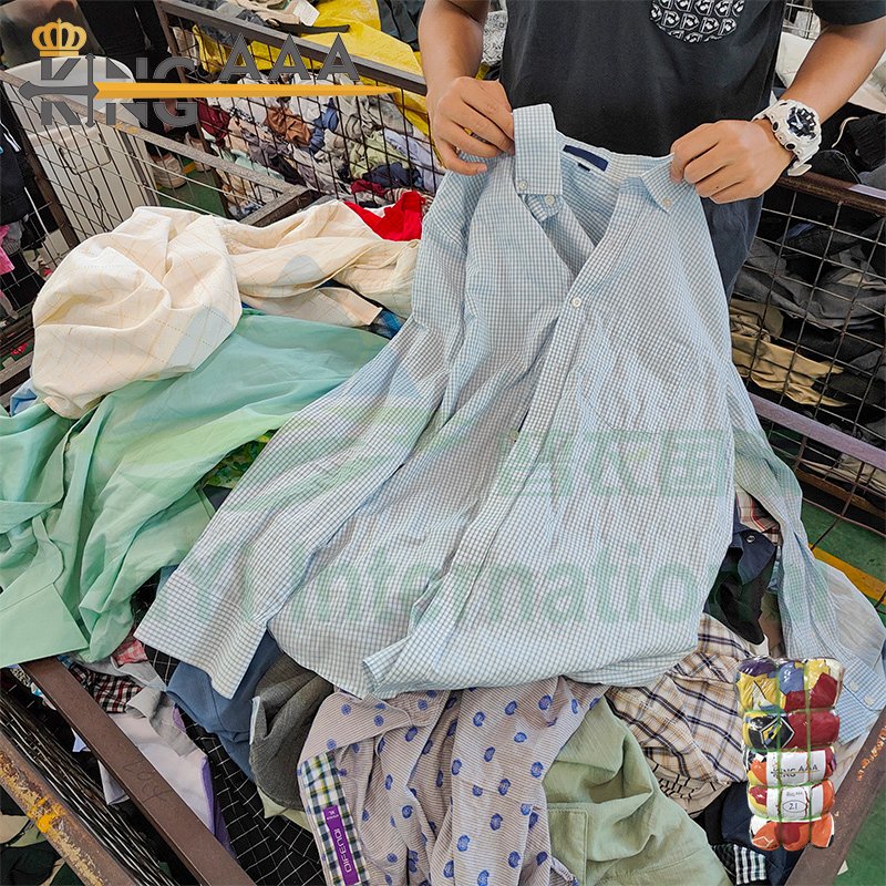 Sea shipping service bale clothes Used Clothing Men t-shirt Summer second hand clothing