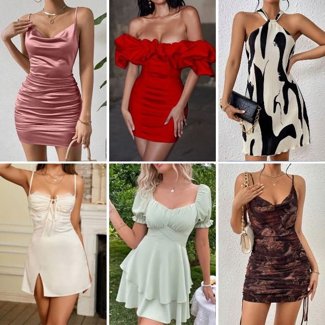 Wholesale of high-quality women's summer casual dresses with used styles for clearance