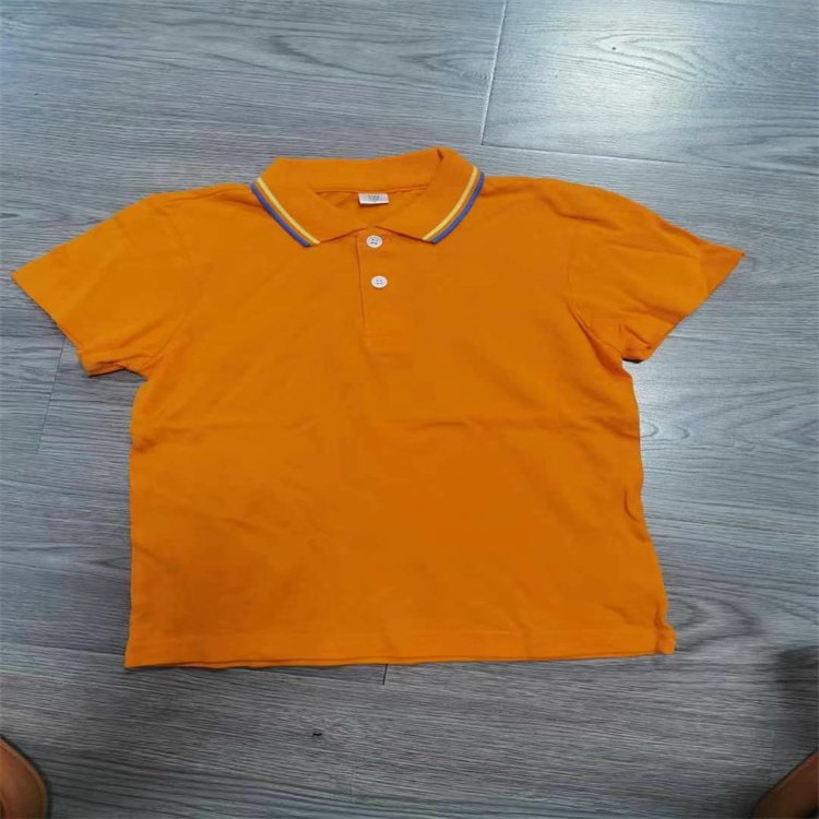 High Quality Cotton Children's Polo Shirt Summer Kid Apparel Wholesale for 3-8 Years Old