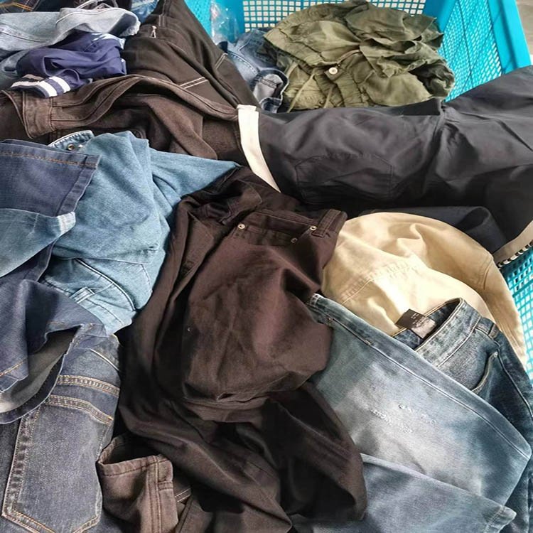 Bundle 45 80 100kg sorted man women short t shirt jeans second hand clothes clothing bales used clothings for Uganda