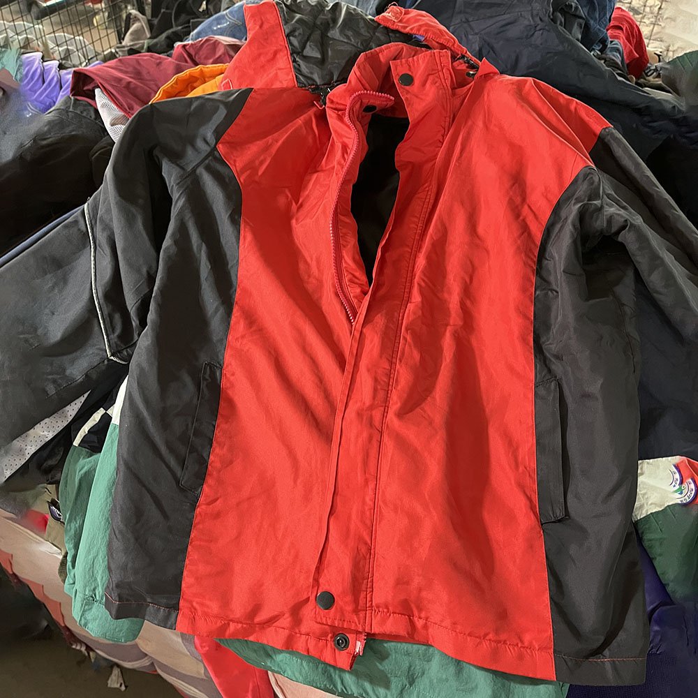 Used Light Weight Men Casual Fashion Coat Sport Second Hand Windbreaker Zipper Men Jacket With Pocket ukay ukay bales