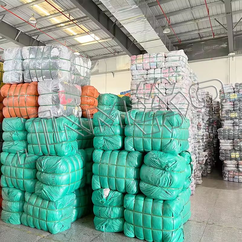 winter used clothes bales for kids supplier wholesale high quality mid length cotton padded thick warm parka