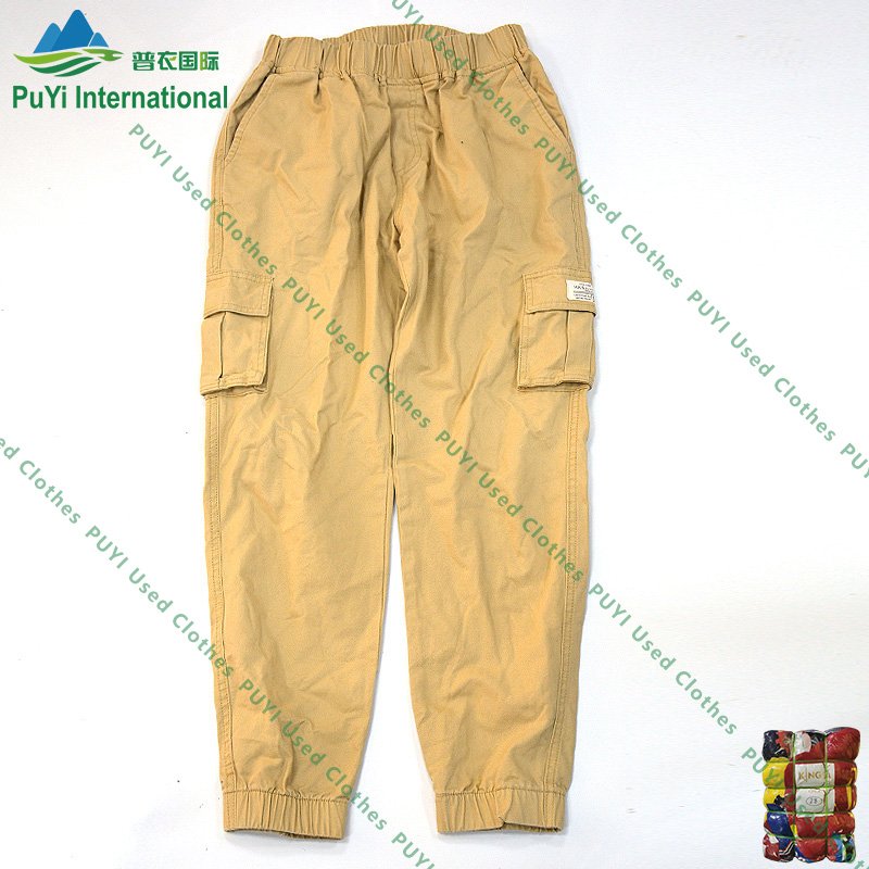 Men pocket pant cotton used pants used clothes bales for men