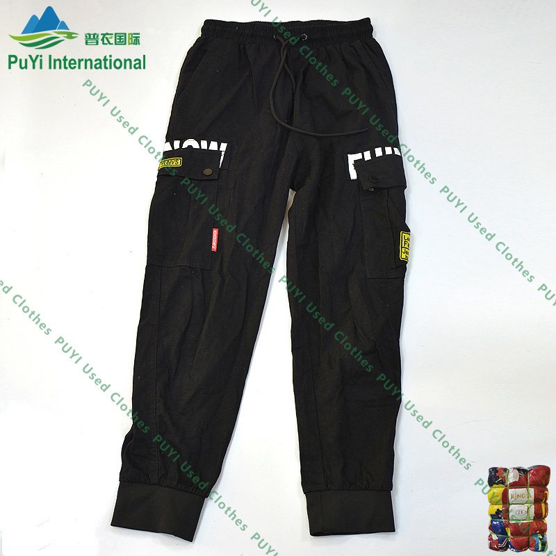 Men pocket pant cotton used pants used clothes bales for men