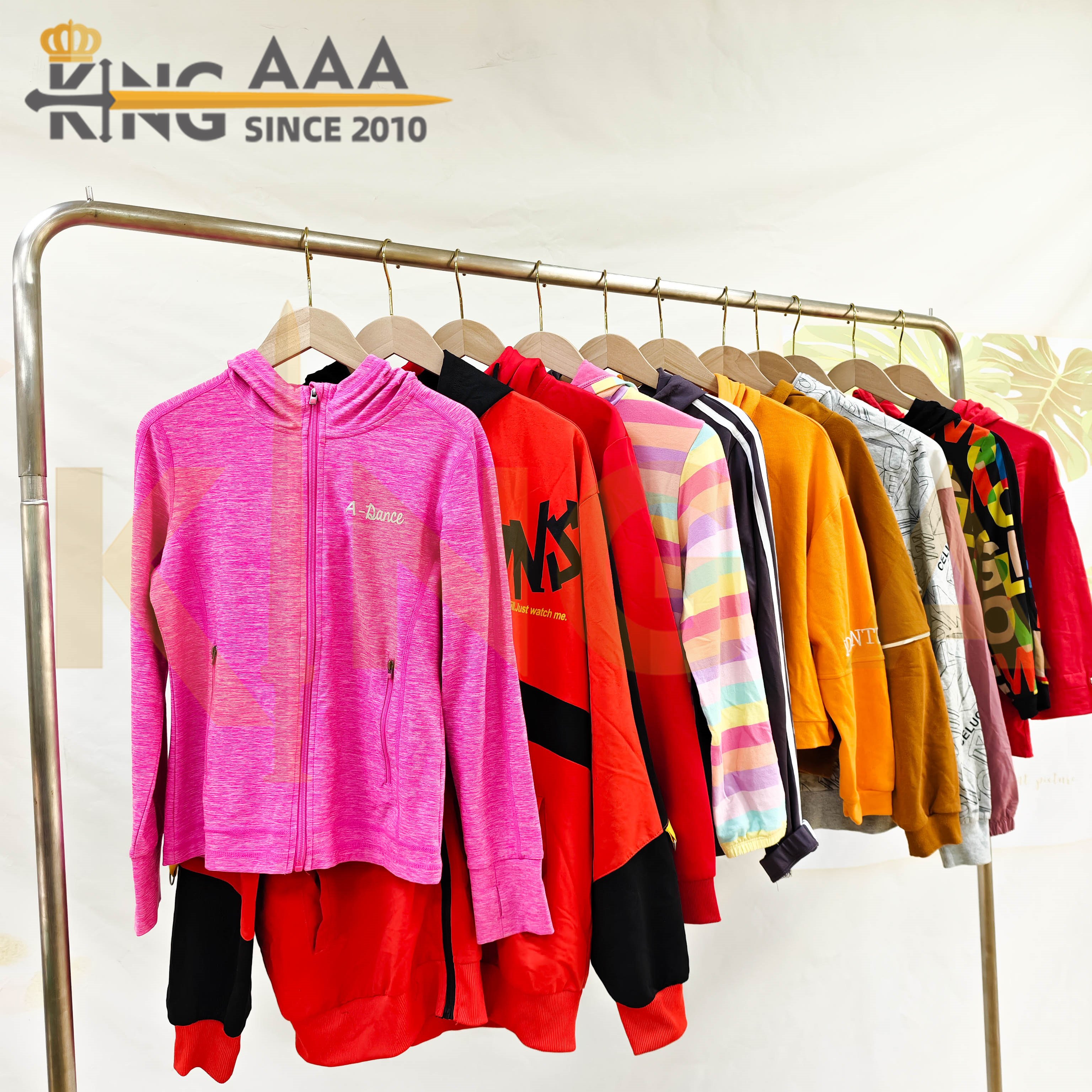 GEYU Wholesale Winter Cotton Hoodies Long Sleeve Second Hand Clothes Used Clothing Unisex Branded Hoody in Bales