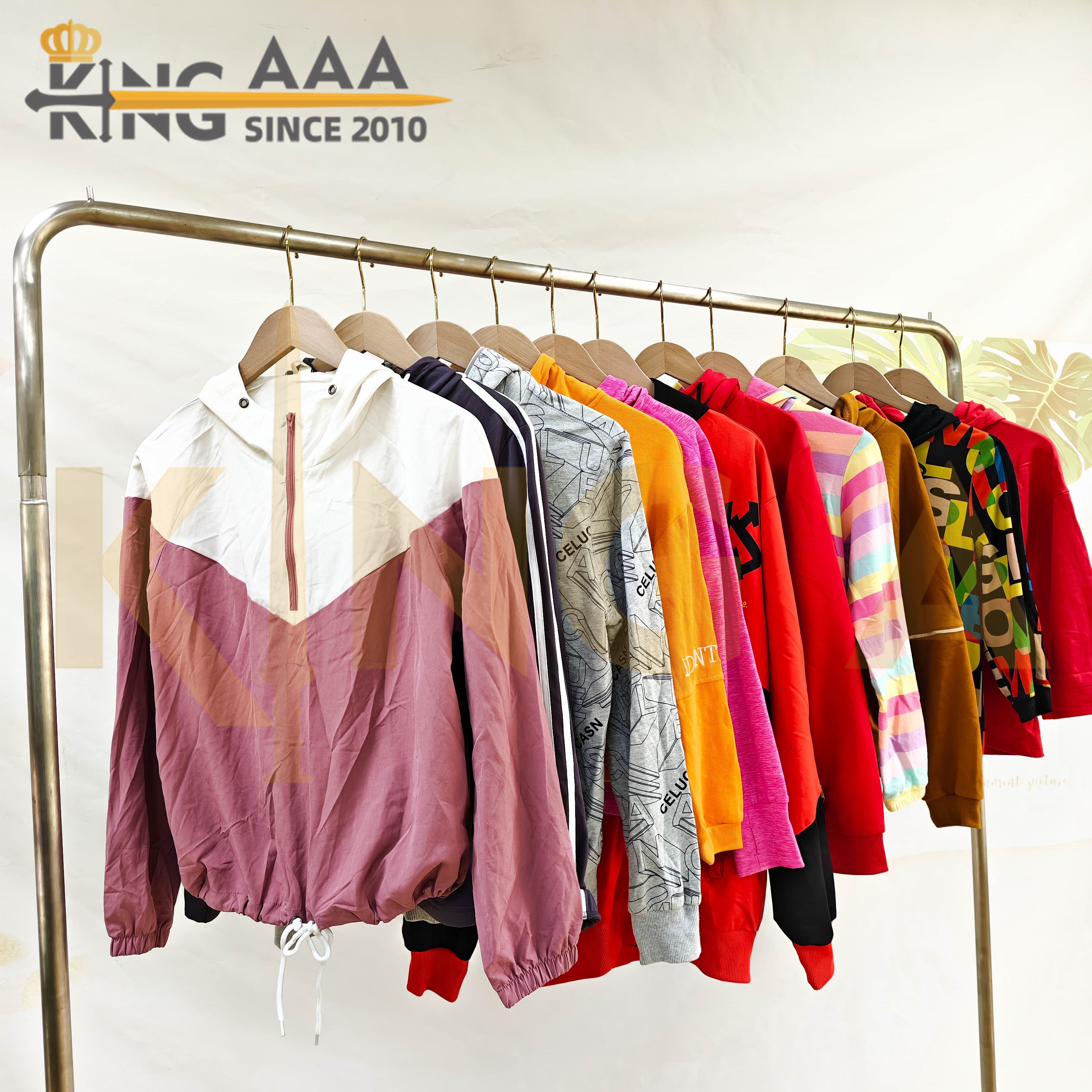 GEYU Wholesale Winter Cotton Hoodies Long Sleeve Second Hand Clothes Used Clothing Unisex Branded Hoody in Bales