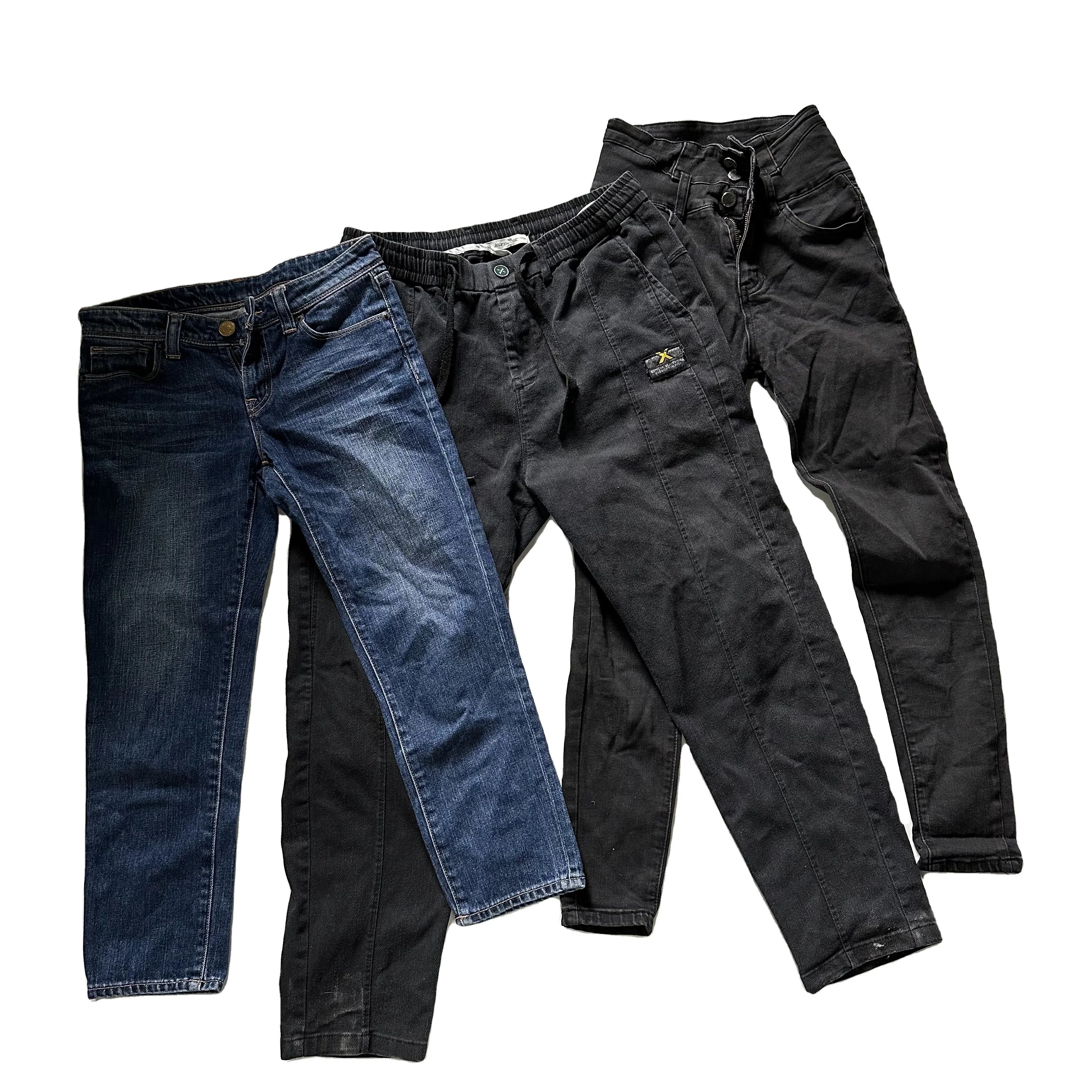 High Quality Thrift Original Men Jeans Pants Preloved Man Denim Trousers Long Used Clothes In Klgs Bales