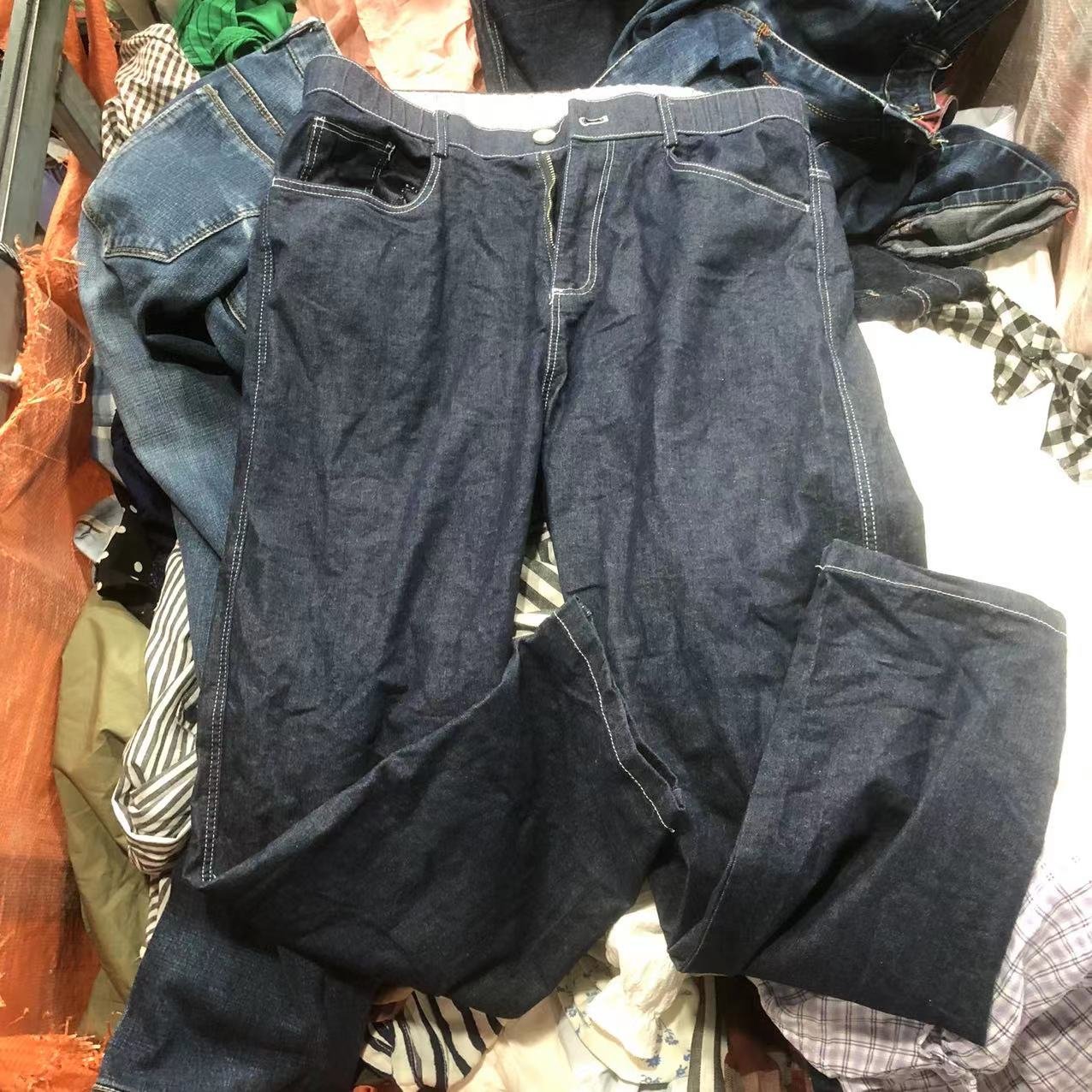 High Quality Thrift Original Men Jeans Pants Preloved Man Denim Trousers Long Used Clothes In Klgs Bales