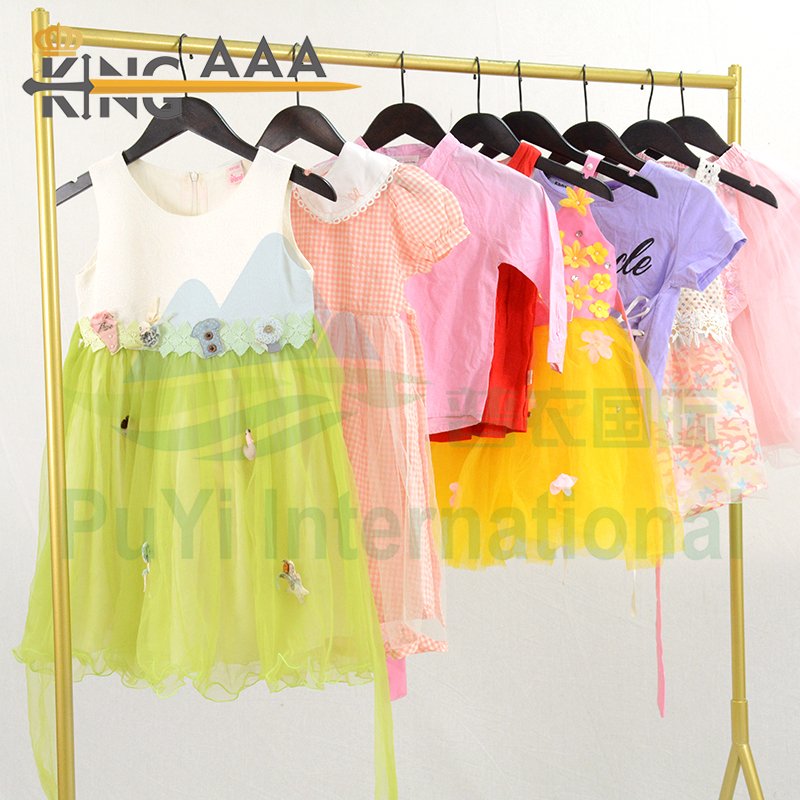Wholesale Kids Wear Second Hand Used Clothes Bales Children Summer Products Wear Apparel Stocks Ukay Bale Supplier for Kids
