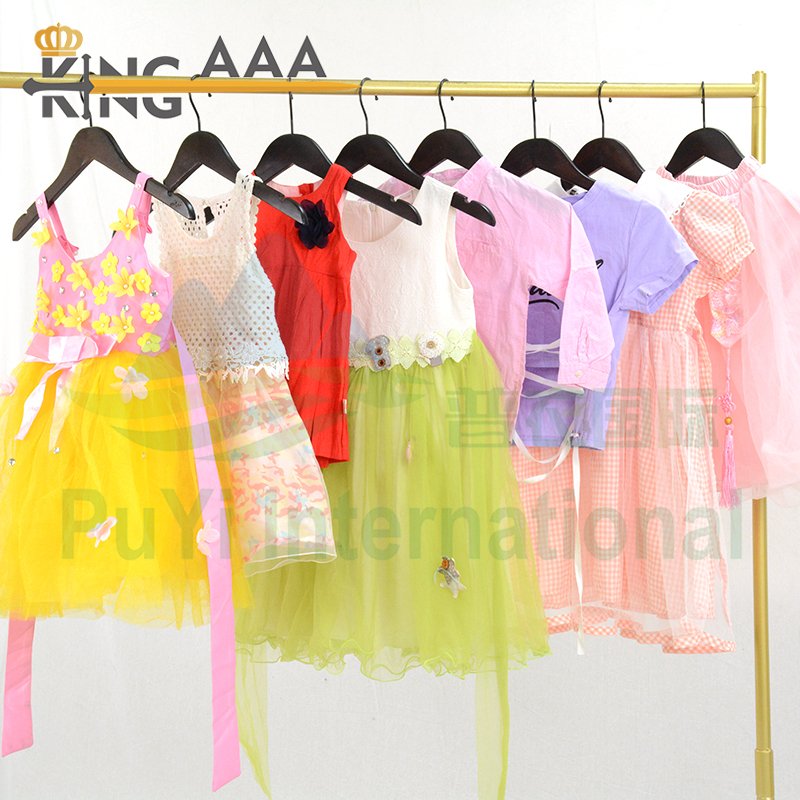 Wholesale Kids Wear Second Hand Used Clothes Bales Children Summer Products Wear Apparel Stocks Ukay Bale Supplier for Kids