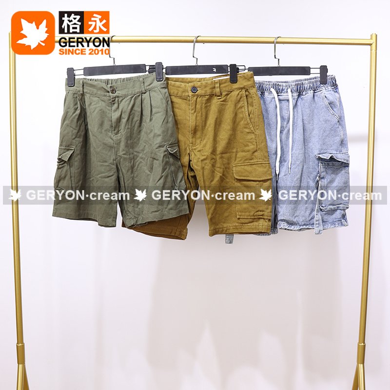GERYON vintage men shorts ukay ukay bales used branded clothes second hand cargo shorts for men used clothing