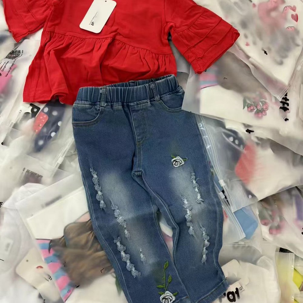 2024 Good Quality Brand New Children's Summer Autumn Winter korean Bundle Clothing Bales Clothes for Kids Mixed Boy and Girl