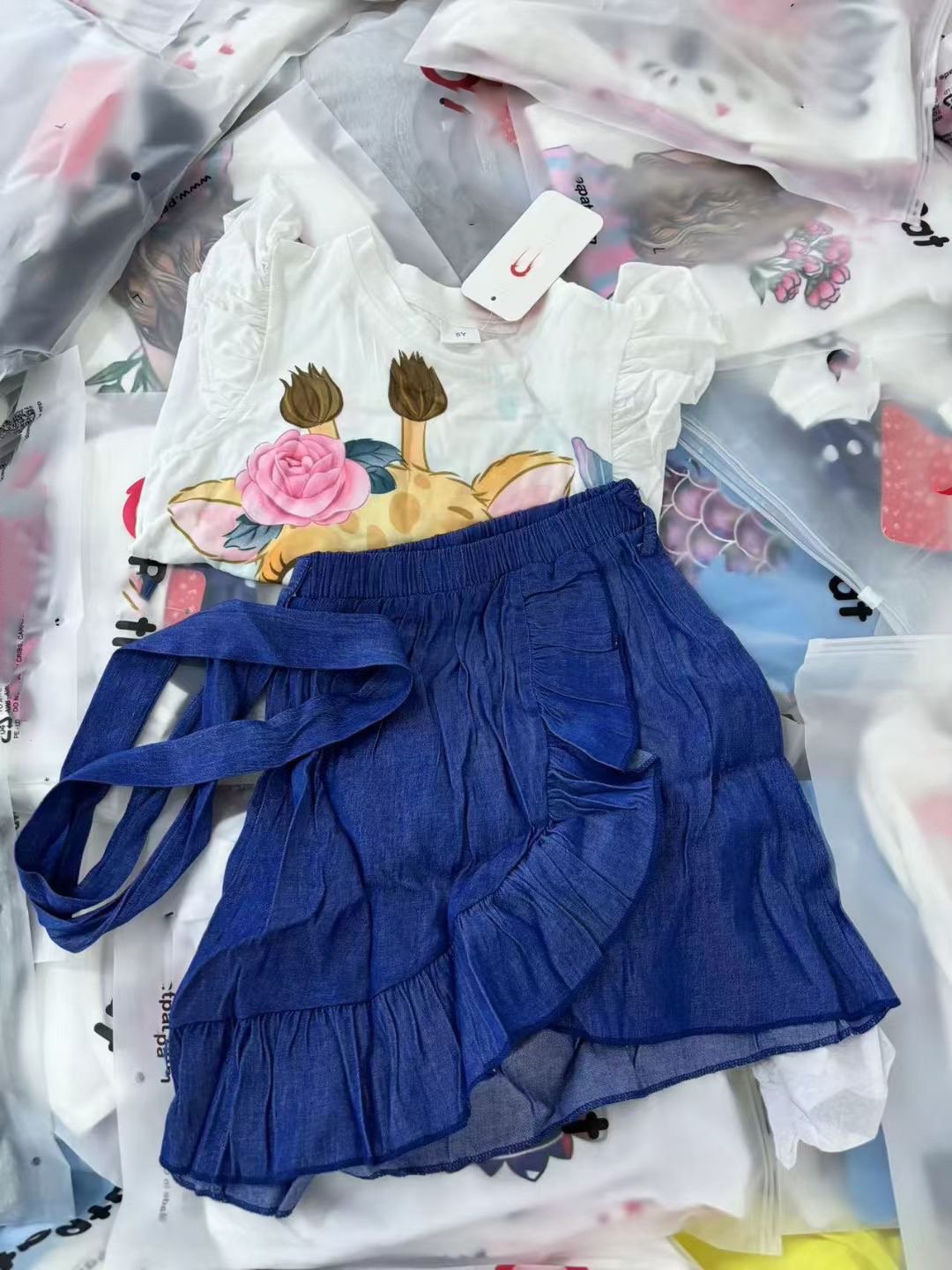 2024 Good Quality Brand New Children's Summer Autumn Winter korean Bundle Clothing Bales Clothes for Kids Mixed Boy and Girl