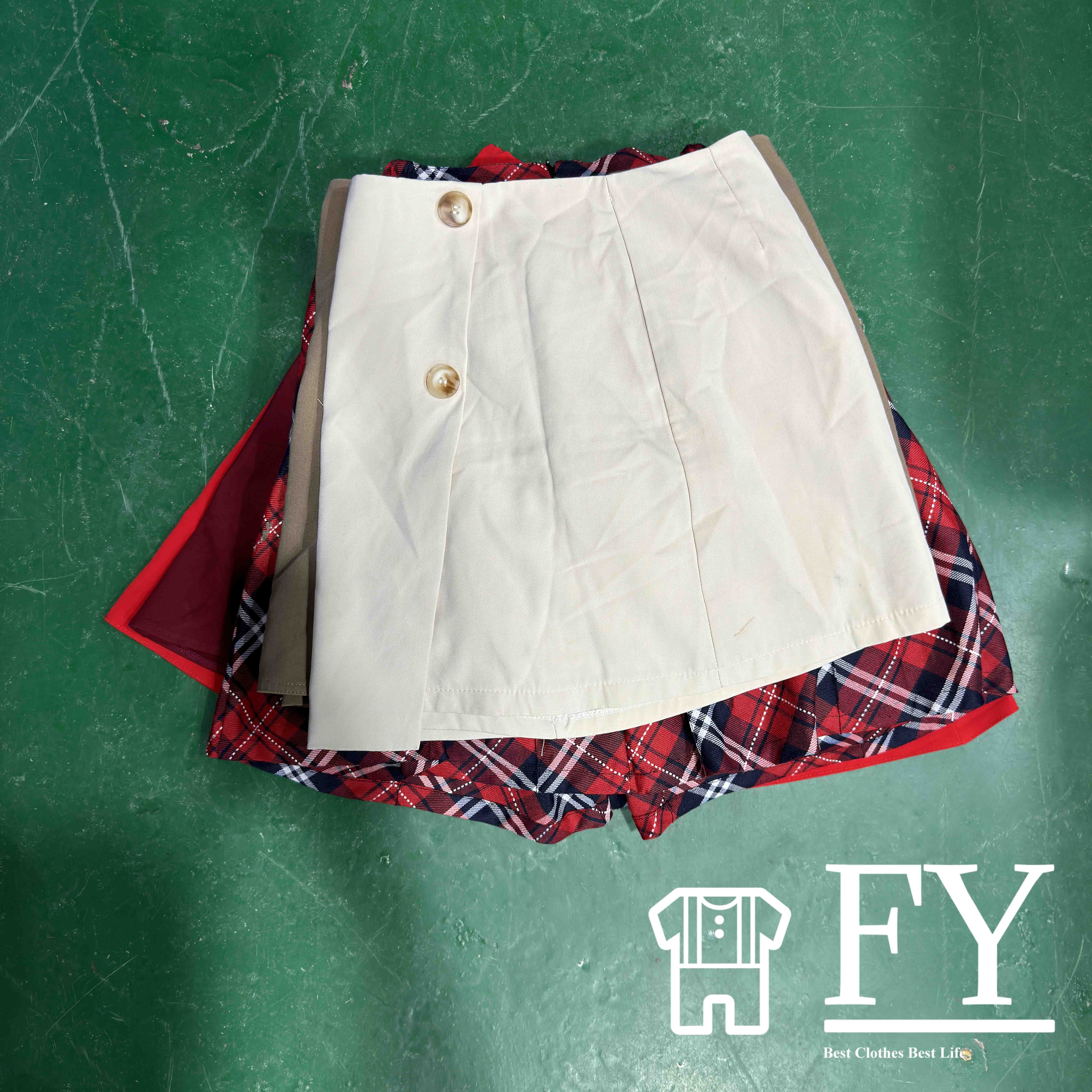 FengYang Used Women Clothes Mini Skirt Bales Of Vintage Clothing Summer Used Clothes