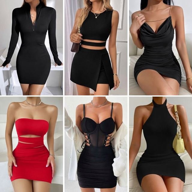 Mix Assorted Brand New Dress Bulk Bales Used Clothes ropa mujer Wholesale vestido Supplier Bulks Shop Stock Tops