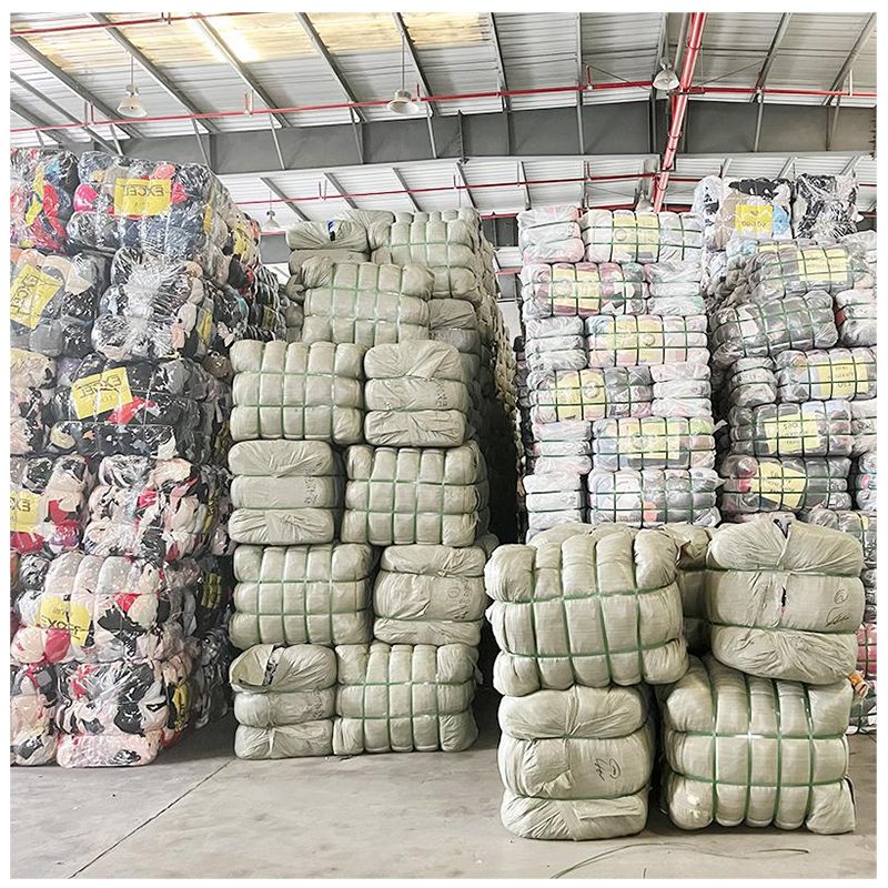 bulk wholesale autumn party tweed fabric for coat thin mixed big bales ukay bea used clothes for women