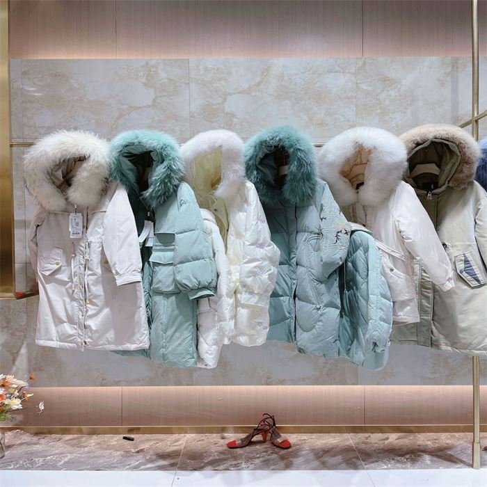 Discount winter large size women's mid-length thick down jacket Miscellaneous items clearance