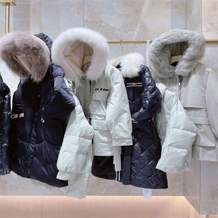 Discount winter large size women's mid-length thick down jacket Miscellaneous items clearance