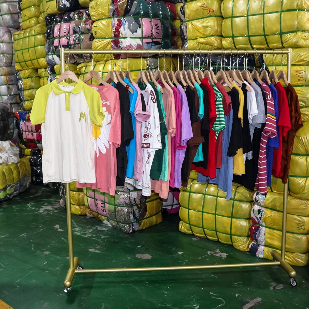 Summer Mixed Branded second hand thrift clothes Vintage clothing used clothes bales wholesale with cheap price