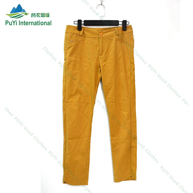 korean ladies cotton pants jogging used women clothes wholesale korea used clothes of pant jeans