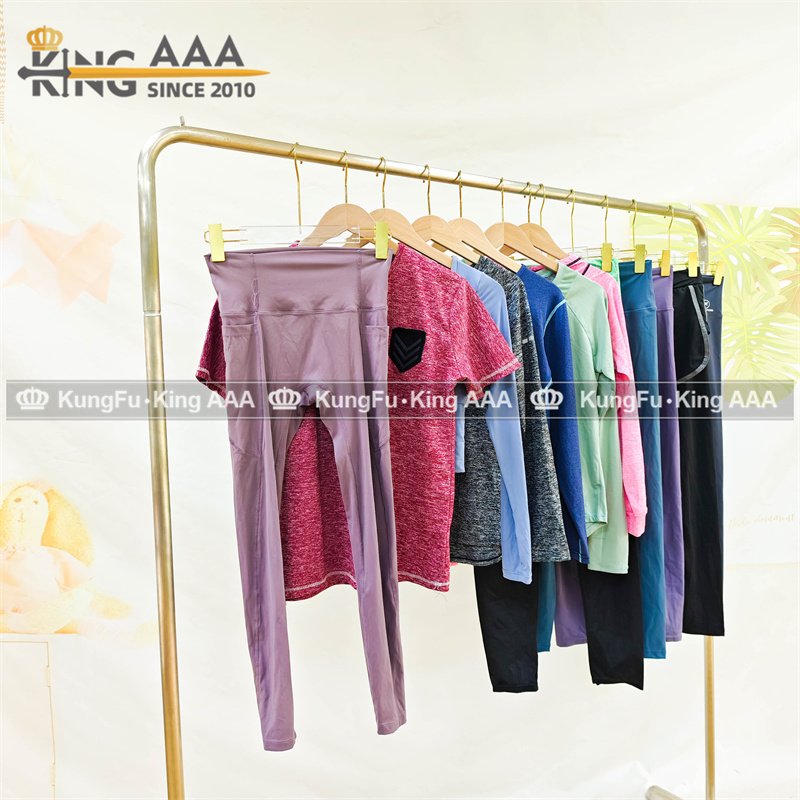 ladies fitness & yoga wear yoga clothes used clothes wholesale ekspor pakaian bekas bales of second hand clothes