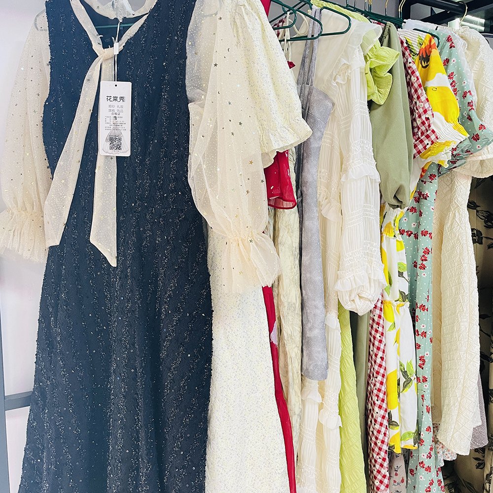 Summer Thrift Korean Used Clothing Cotton Second Hand Long Dress Used Dress in Bales for Women Adults Mixed Colors