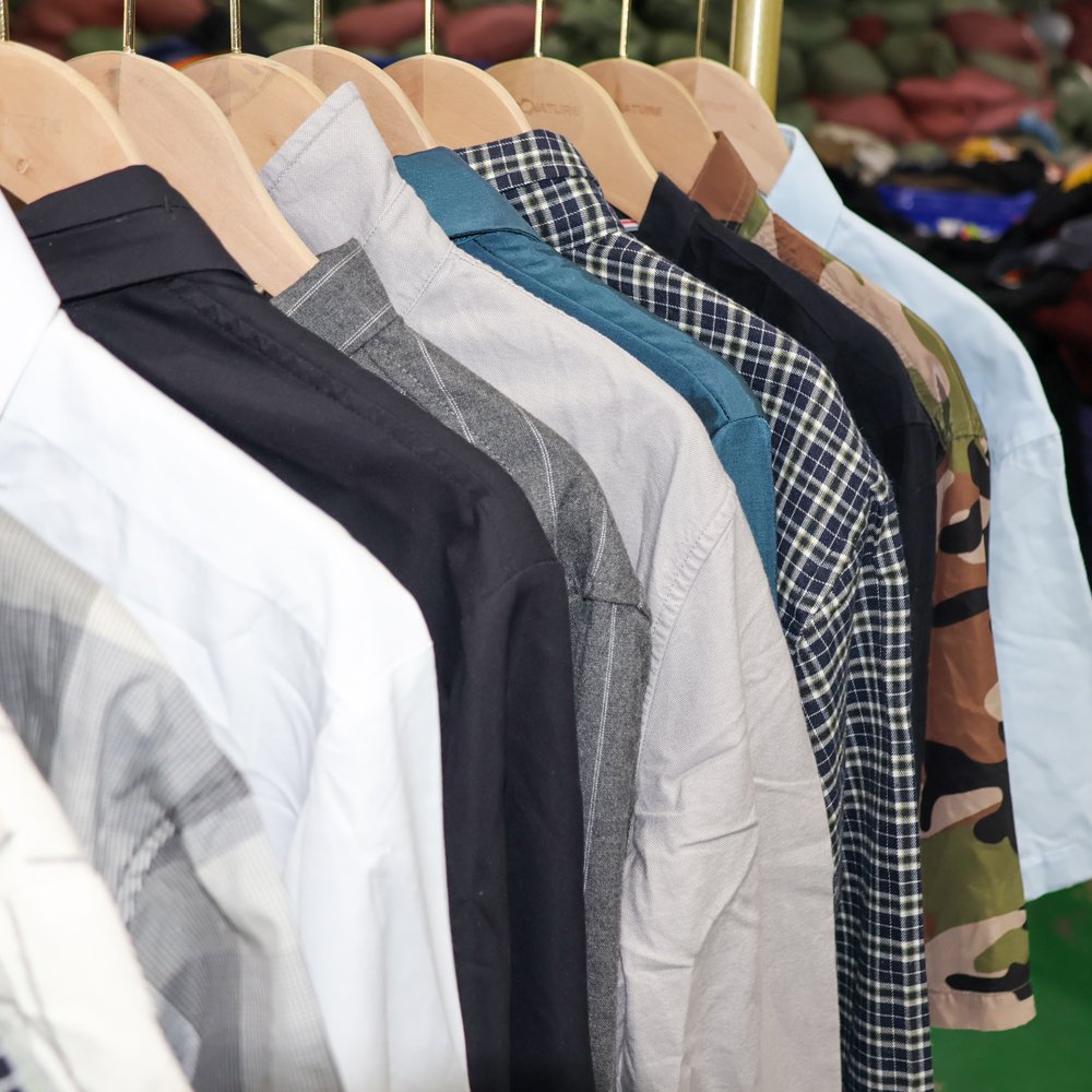 thrift bale used clothes men shirt source manufacturer wholesale